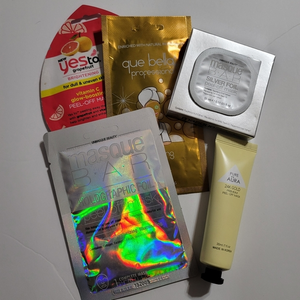 Lot of Face Masks Peel‎ Off NEW Mask Holographic Gold Plumping Vitamin C …